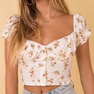 Princess Polly Floral Vinnie Top